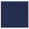 Vidaxl schwache Decke 220x230 cm 11 kg Stoff blau