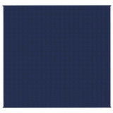 Vidaxl schwache Decke 220x230 cm 15 kg Stoff blau - afbeelding 3