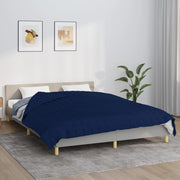Vidaxl schwache Decke 220x230 cm 15 kg Stoff blau - afbeelding 1