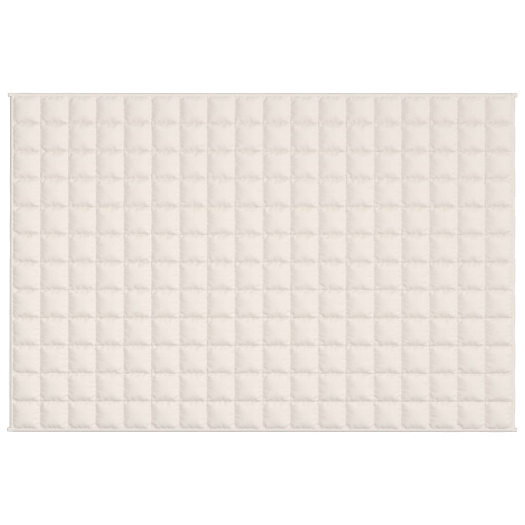 Vidaxl schwache Decke 122x183 cm 5 kg Stofflampencreme -Colored
