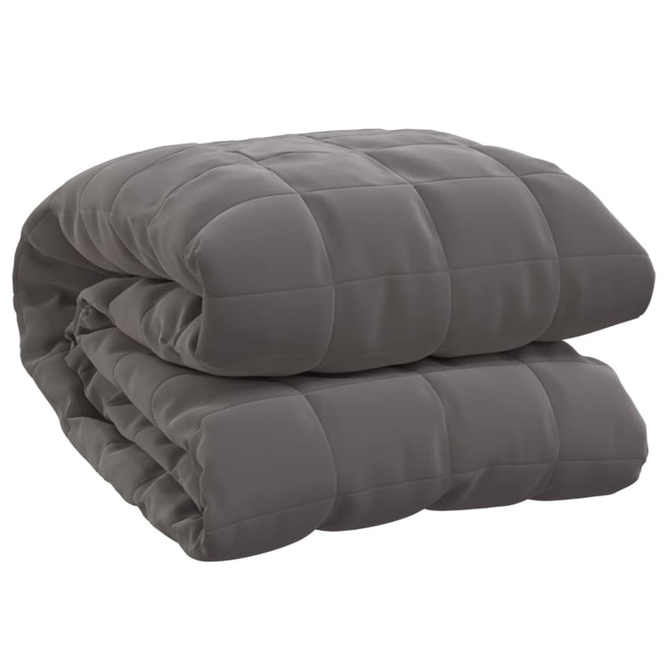 Vidaxl schwache Decke 122x183 cm 5 kg Stoff grau