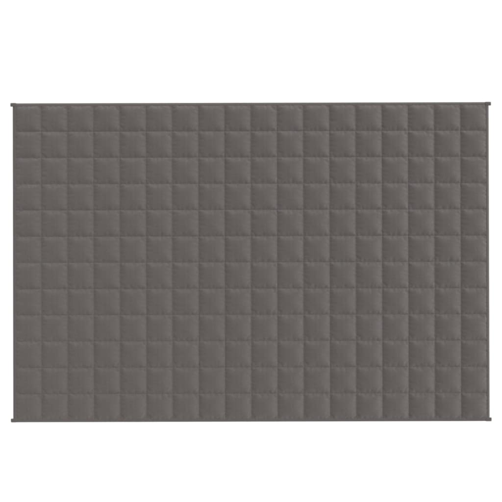 Vidaxl schwache Decke 122x183 cm 5 kg Stoff grau