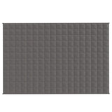 Vidaxl schwachende Decke 122x183 cm 9 kg Stoff grau - afbeelding 3