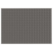 Vidaxl schwache Decke 137x200 cm 6 kg Stoff grau - afbeelding 3