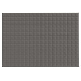 Vidaxl schwache Decke 140x200 cm 6 kg Stoff grau - afbeelding 3