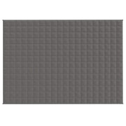 Vidaxl schwache Decke 137x200 cm 10 kg Stoff grau - afbeelding 3