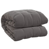 Vidaxl Schwacheurdecke 200x230 cm 13 kg Stoff grau - afbeelding 2