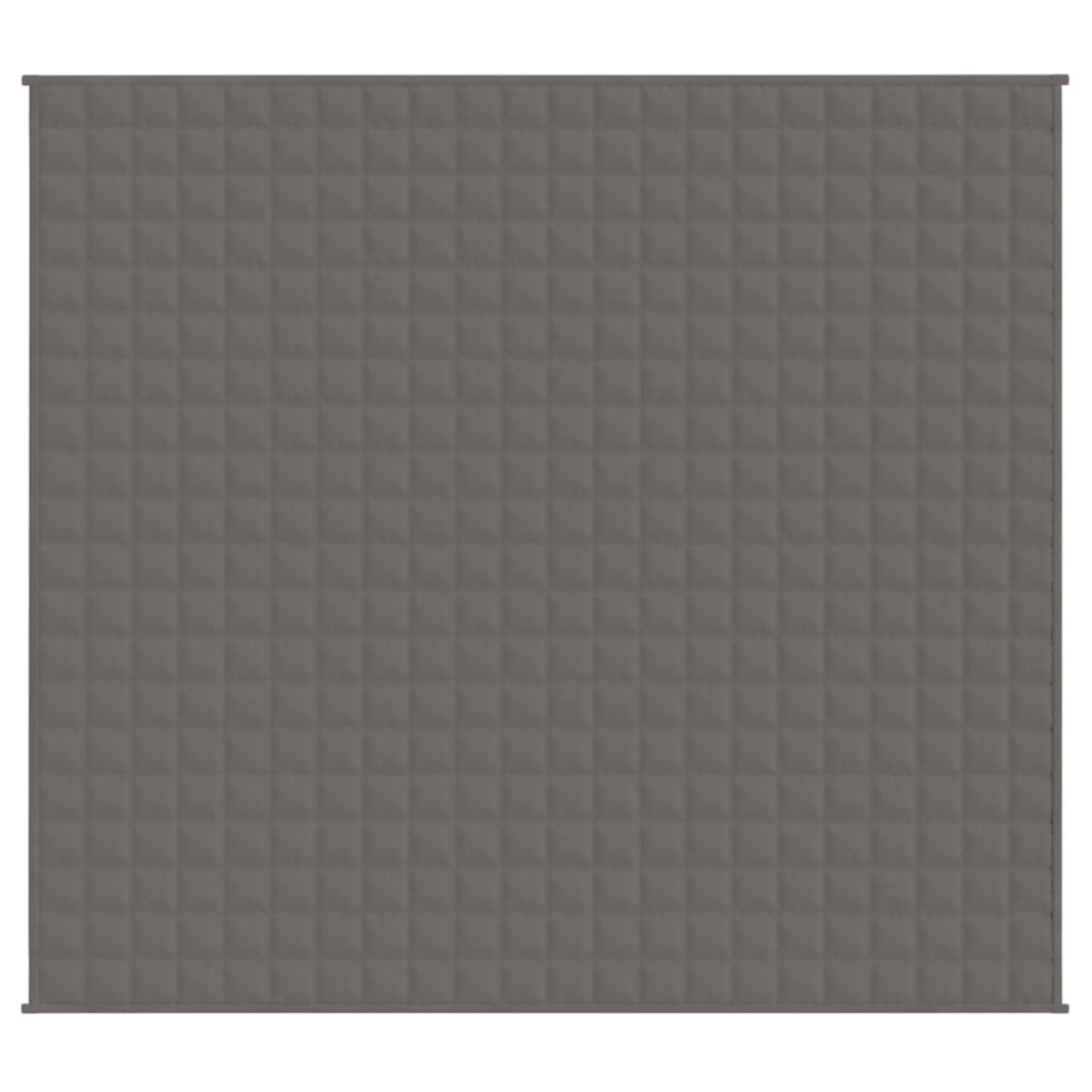 Vidaxl Schwacheurdecke 200x230 cm 13 kg Stoff grau