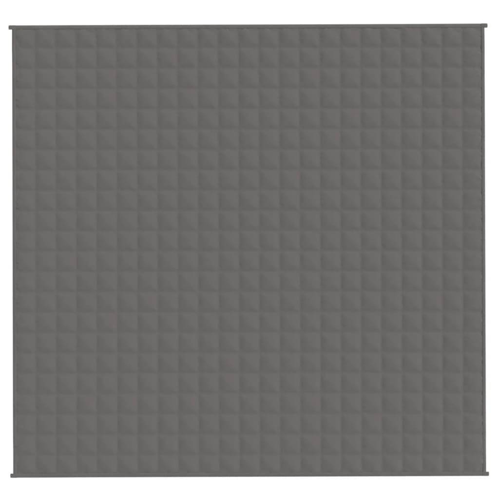 Vidaxl Schwacheurdecke 220x230 cm 11 kg Stoff grau