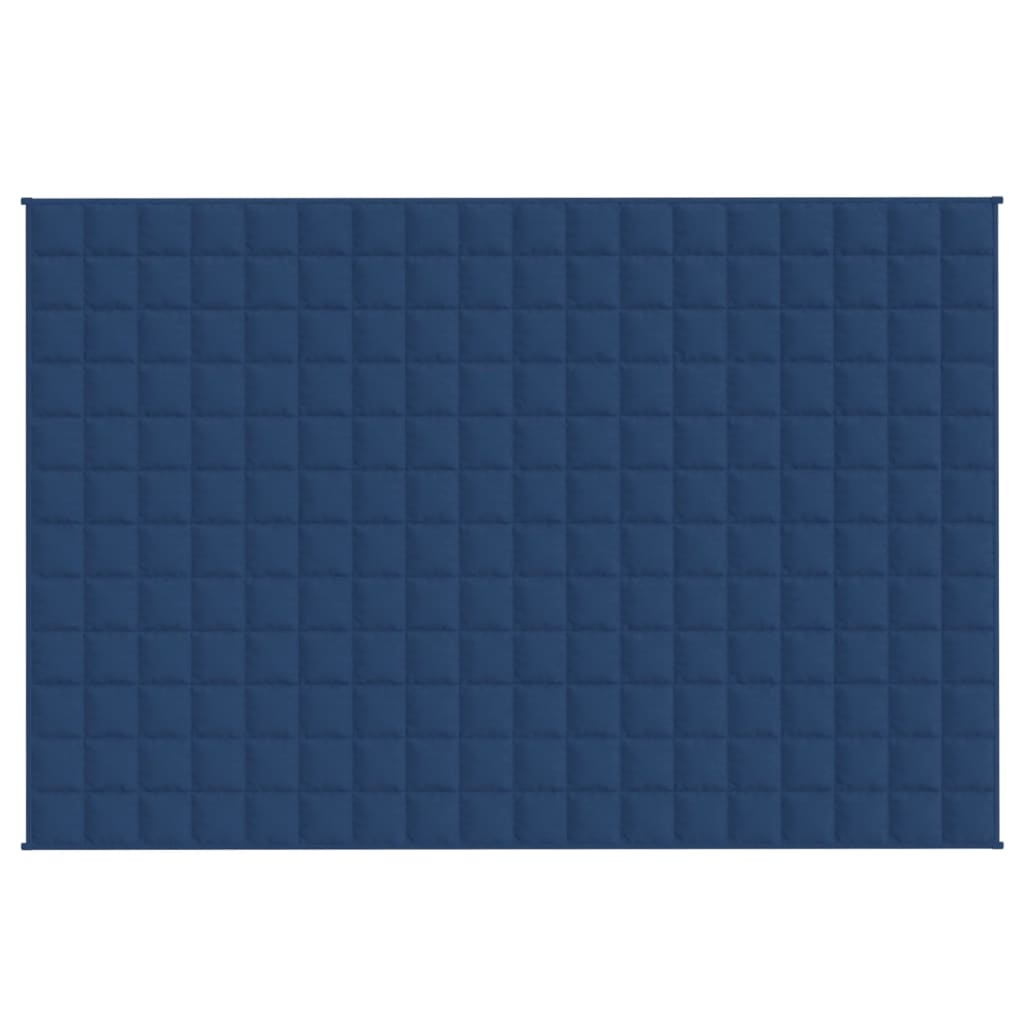 Vidaxl schwache Decke 122x183 cm 5 kg Stoff blau