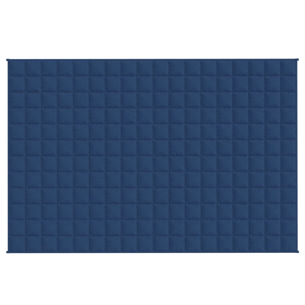 Vidaxl schwache Decke 122x183 cm 9 kg Stoff blau