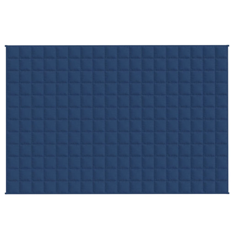 Vidaxl schwache Decke 122x183 cm 9 kg Stoff blau