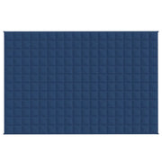 Vidaxl schwache Decke 135x200 cm 10 kg Stoff blau - afbeelding 3