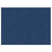 Vidaxl schwache Decke 152x203 cm 7 kg Stoff blau - afbeelding 3