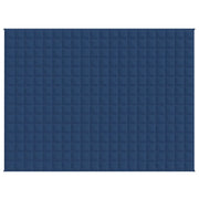 Vidaxl schwache Decke 152x203 cm 11 kg Stoff blau - afbeelding 3