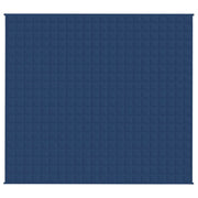 Vidaxl schwache Decke 200x220 cm 9 kg Stoff blau - afbeelding 3