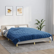 Vidaxl schwache Decke 200x220 cm 9 kg Stoff blau - afbeelding 1