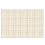 Vidaxl schwache Decke 122x183 cm 9 kg Stofflampencreme -gelöscht - afbeelding 3