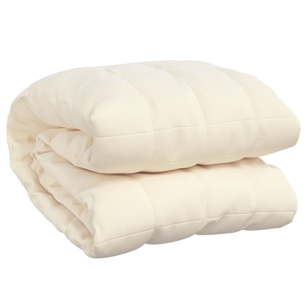 Vidaxl schwache Decke 220x240 cm 11 kg Stofflampencreme -Colored