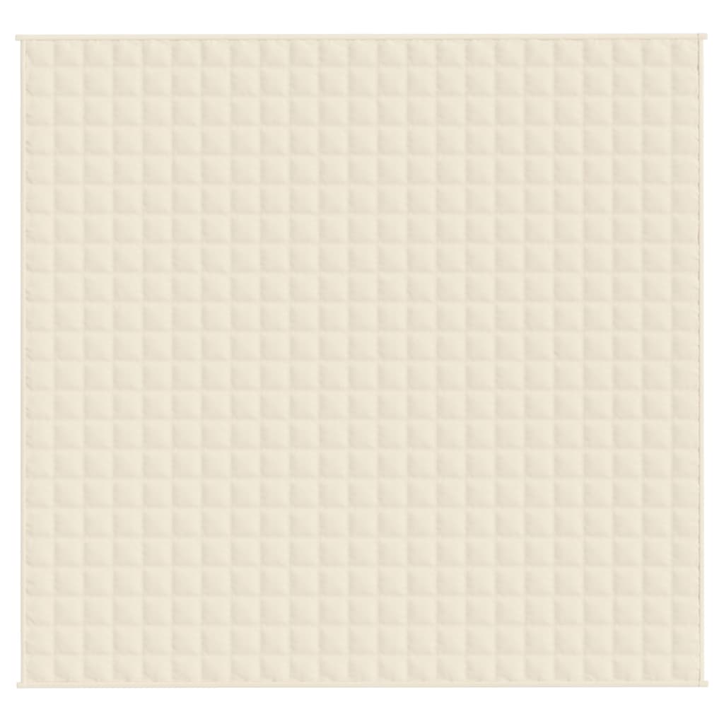 Vidaxl schwache Decke 220x240 cm 11 kg Stofflampencreme -Colored
