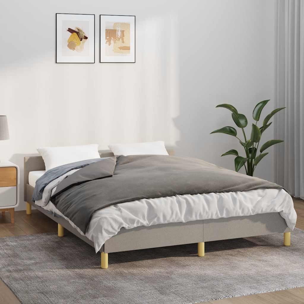 Vidaxl schwachende Decke mit Abdeckung 140x200 cm 10 kg Stoff grau