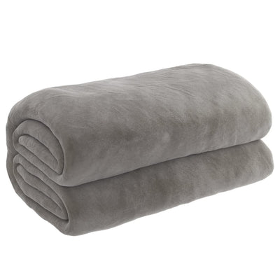 Vidaxl schwachende Decke mit Abdeckung 200x230 cm 9 kg Stoff grau