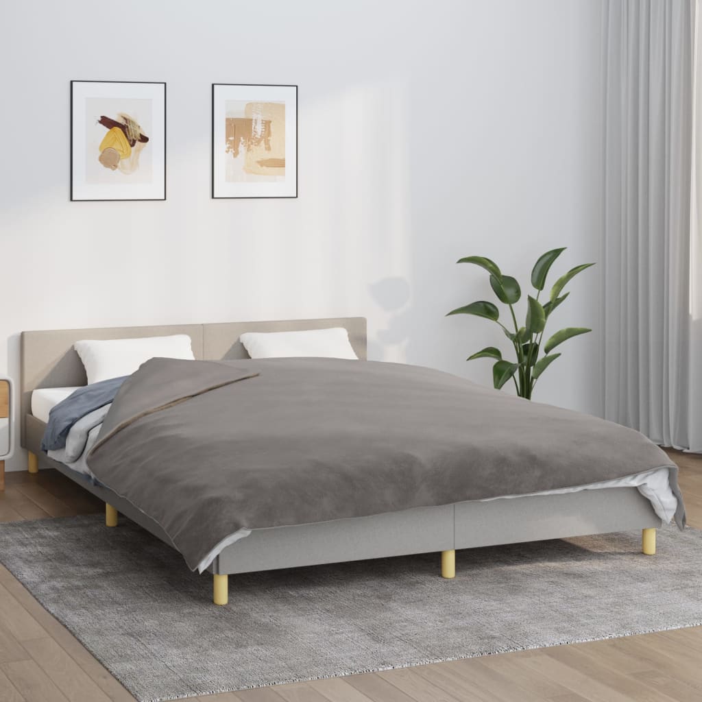 Vidaxl schwachende Decke mit Abdeckung 200x220 cm 13 kg Stoff grau