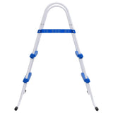 Vidaxl Swimmingpool Leiter 84 cm blau und weiß - afbeelding 2