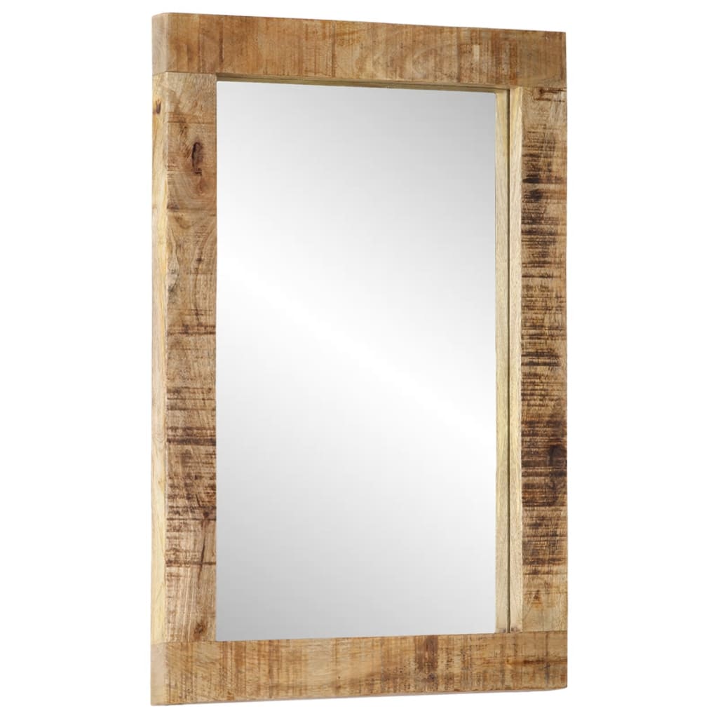Vidaxl Spiegel 70x50 cm massives Mangoholz und Glas