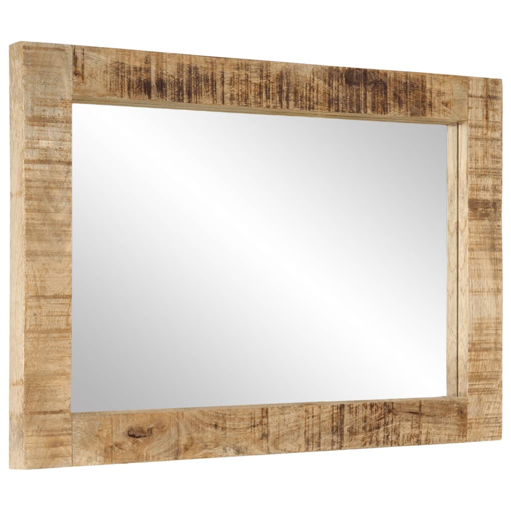 Vidaxl Spiegel 70x50 cm massives Mangoholz und Glas