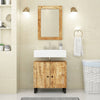 Vidaxl Spiegel 70x50 cm massives Mangoholz und Glas