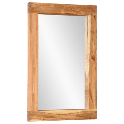 VIDAXL -Spiegel 70x50 cm Festes Akazienholz und Glas