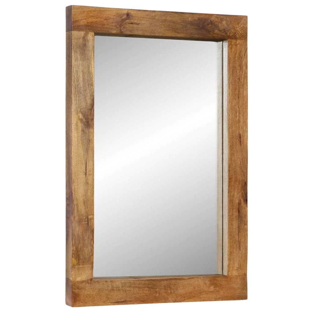Vidaxl Spiegel 70x50 cm massives Mangoholz und Glas