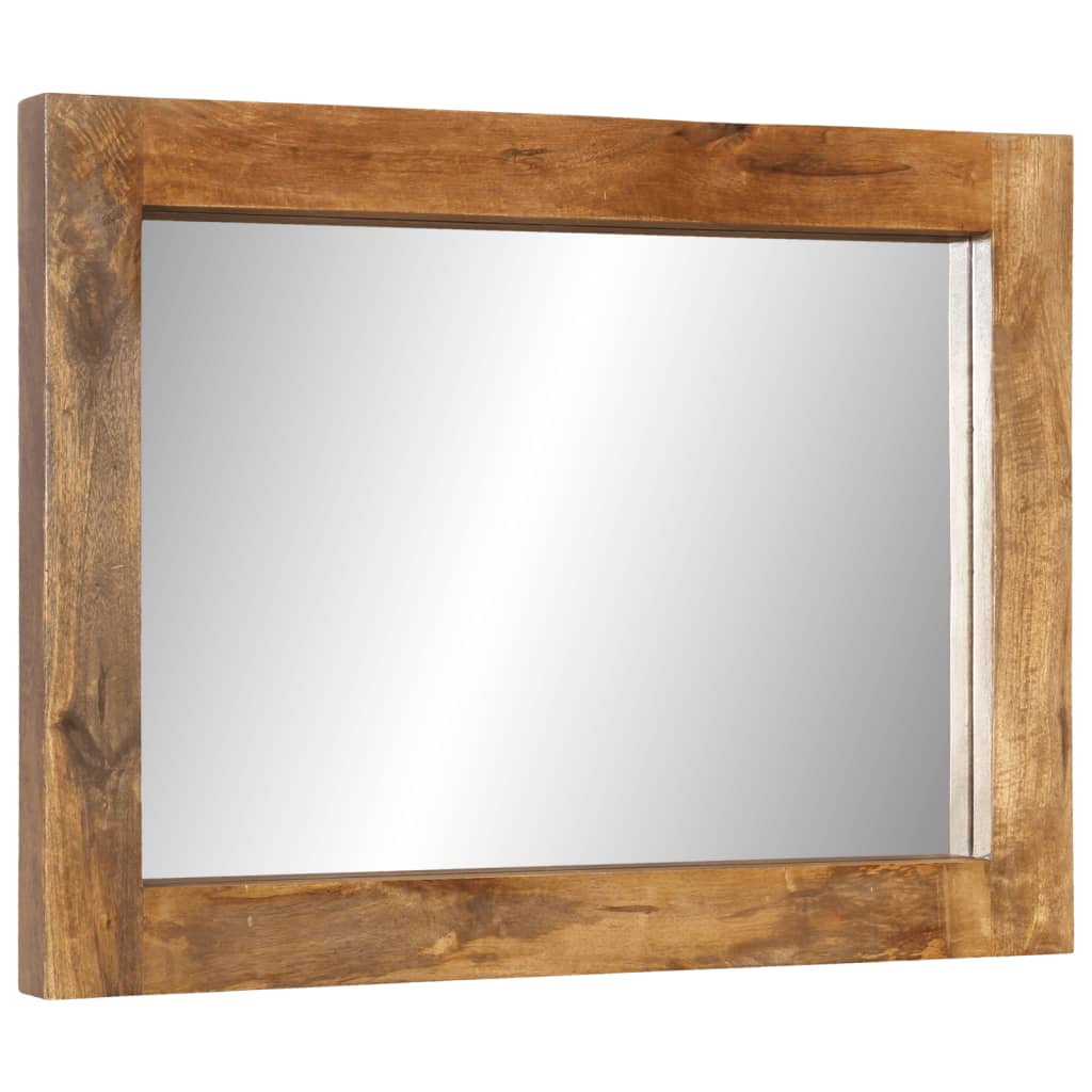 Vidaxl Spiegel 70x50 cm massives Mangoholz und Glas