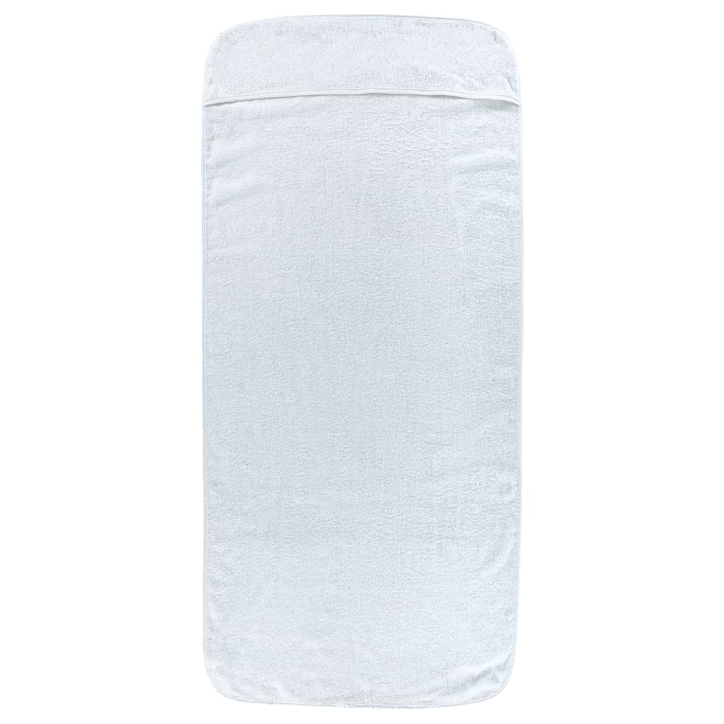 Vidaxl Strangtücher 2 Stk 400 g m² 60x135 cm Stoff weiß