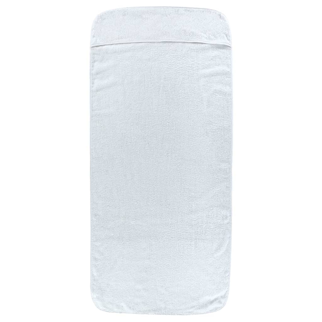 Vidaxl Strangtücher 2 Stk 400 g m² 75x200 cm Stoff weiß