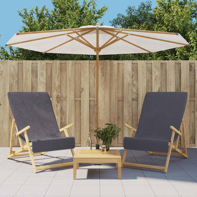 Vidaxl Strangtücher 2 Stk 400 g m² 60x135 cm Stoffanthrazit -gelöscht