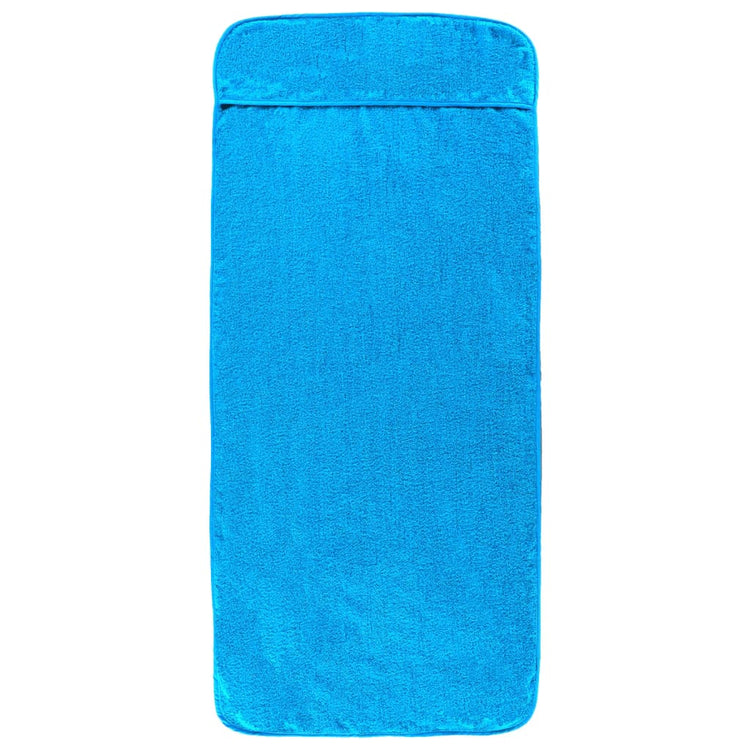 Vidaxl Strangtücher 2 Stk 400 g m² 60x135 cm Stoff Türkis