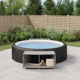 VIDAXL -Speicherwerte 2 St Poly Rattan Grey - afbeelding 1