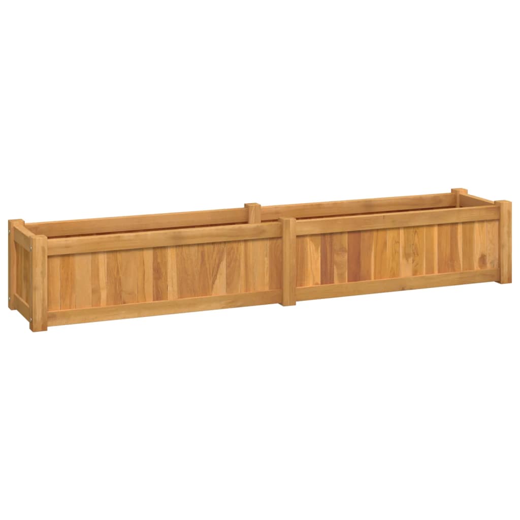 VIDAXL -Pflanzer erhöht 150 x 30 x 25 cm Festes Teakholzholz