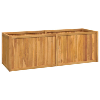VIDAXL -Pflanzer erhöhte 150x50x50 cm Feste Teak