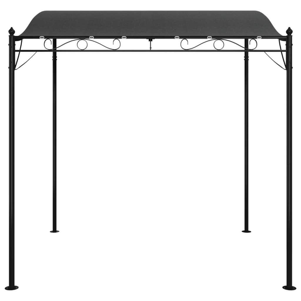Vidaxl Luifel 2x2,3 m 180 g m² Stoff- und Stahl -Anthrazit -Gelenke