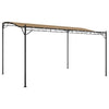 Vidaxl Luifel 4x3 m 180 g m² Stoff und Stahltaupe
