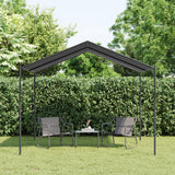 Vidaxl Garden Pavilion 3x3 m Stahl und Stoff Anthrazit -geläutet - afbeelding 1