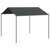 Vidaxl Garden Pavilion 4x4 m Stahl und Stoff Anthrazit -gelöscht - afbeelding 2