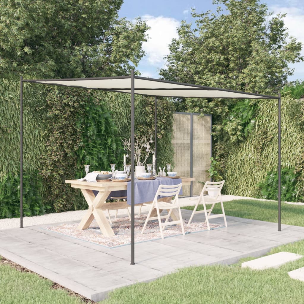 Vidaxl Arbor 3x3 m 180 g m² Stoff und Stahlweiß