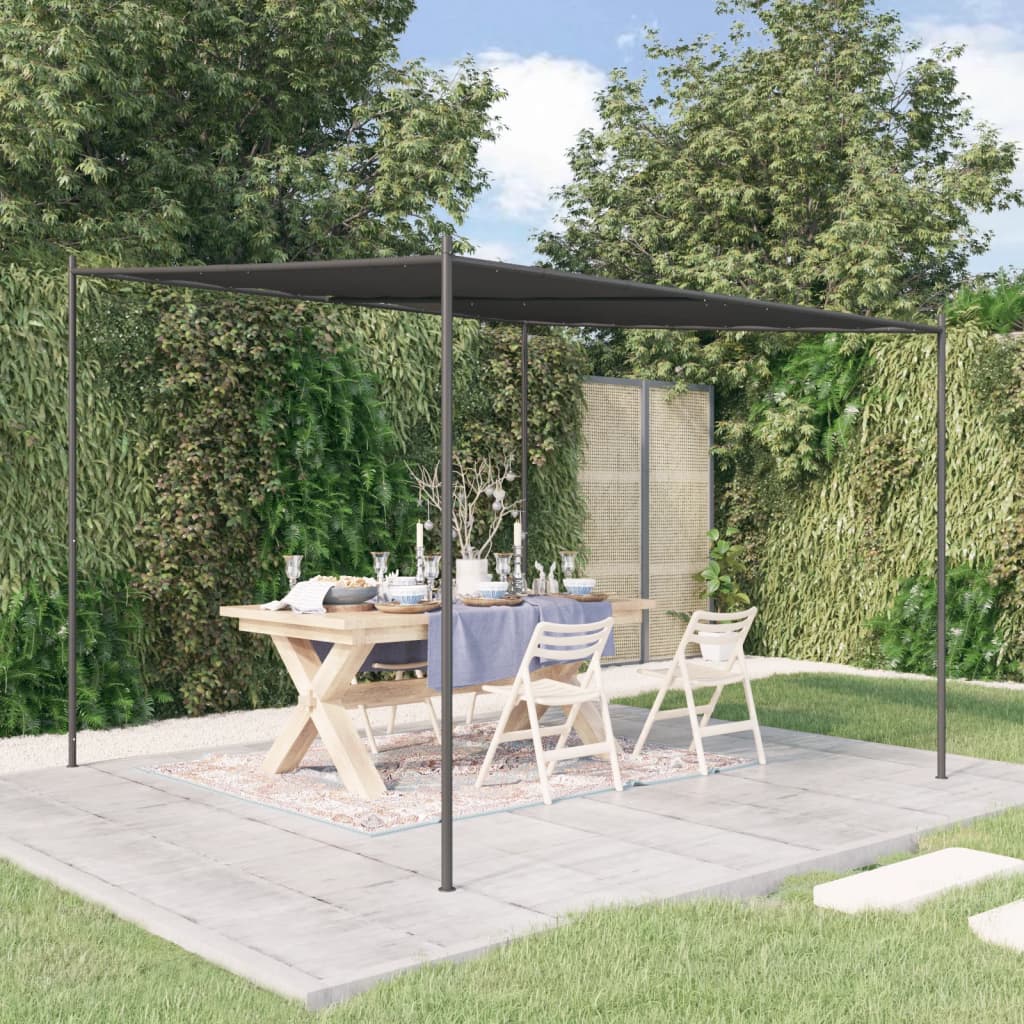 Vidaxl -Arbor 3x3 m 180 g m² Stoff und Stahl -Anthrazit -gelöscht