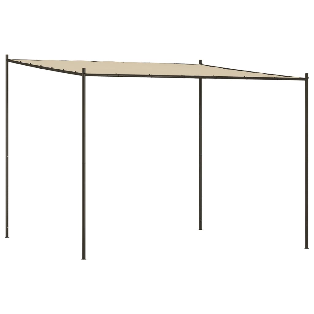 Vidaxl Arbor 3x3 m 180 g m² Stoff und Stahl beige