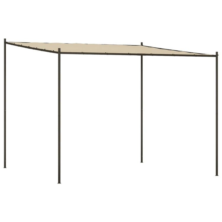 Vidaxl Arbor 3x3 m 180 g m² Stoff und Stahl beige