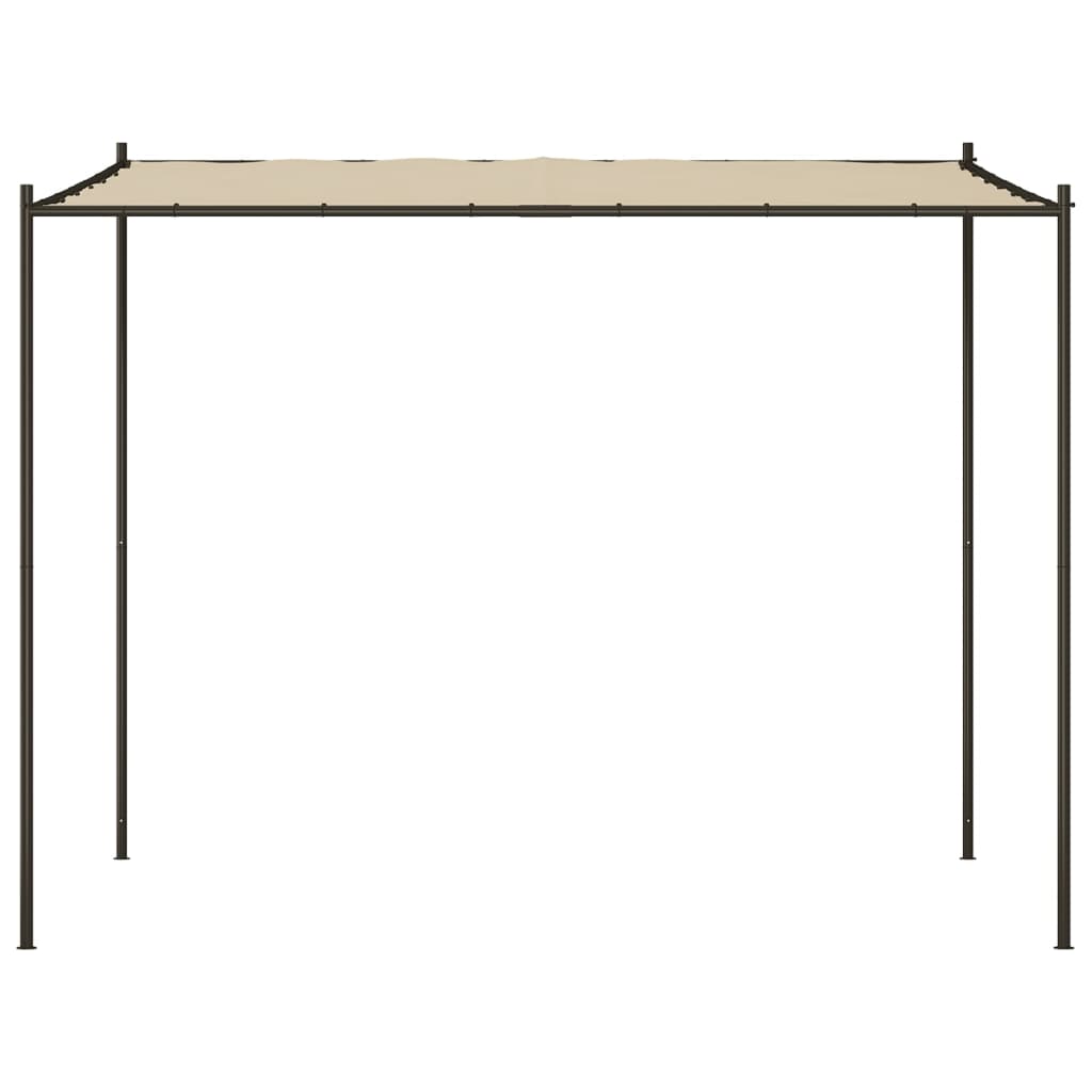 Vidaxl Arbor 3x3 m 180 g m² Stoff und Stahl beige